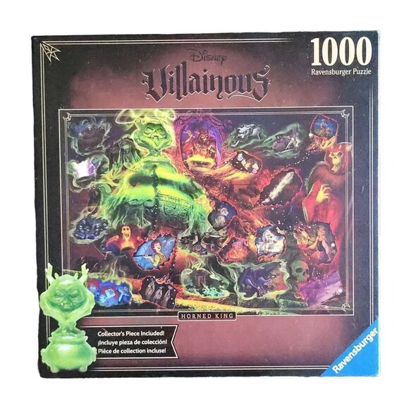 Ravensburger Disney Villainous Horned King The Black Cauldron 1000 Piece Puzzle - Picture 2 of 9